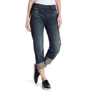 Vince Cuffed Union Slouch Jeans Size 25